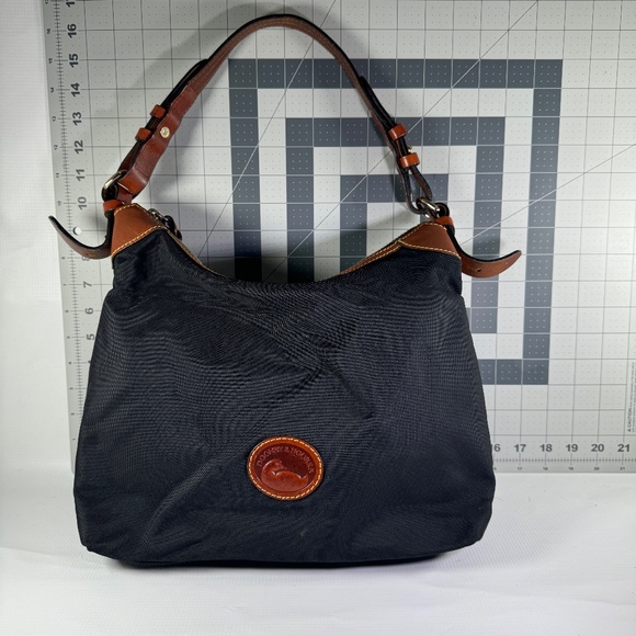 Dooney and Bourke Black Nylon Shoulder Bag - Picture 2 of 4